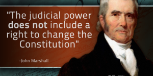 john marshall judicial power change